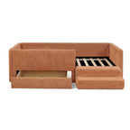 Safe Kids Bed With Guardrails And Storage