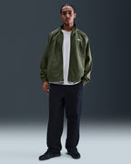 Nike Sb Denim Full Zip-Up Track Jacket - Olive/Green