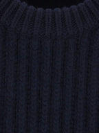 Prada Women Ribbed-Knit Safety-Pin Sweater