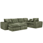 Sectional Sofa With Moveable Ottoman