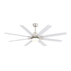 Ceiling Fan With Dimmable LED Light, 8 Blades, Reversible DC Motor, Remote Control