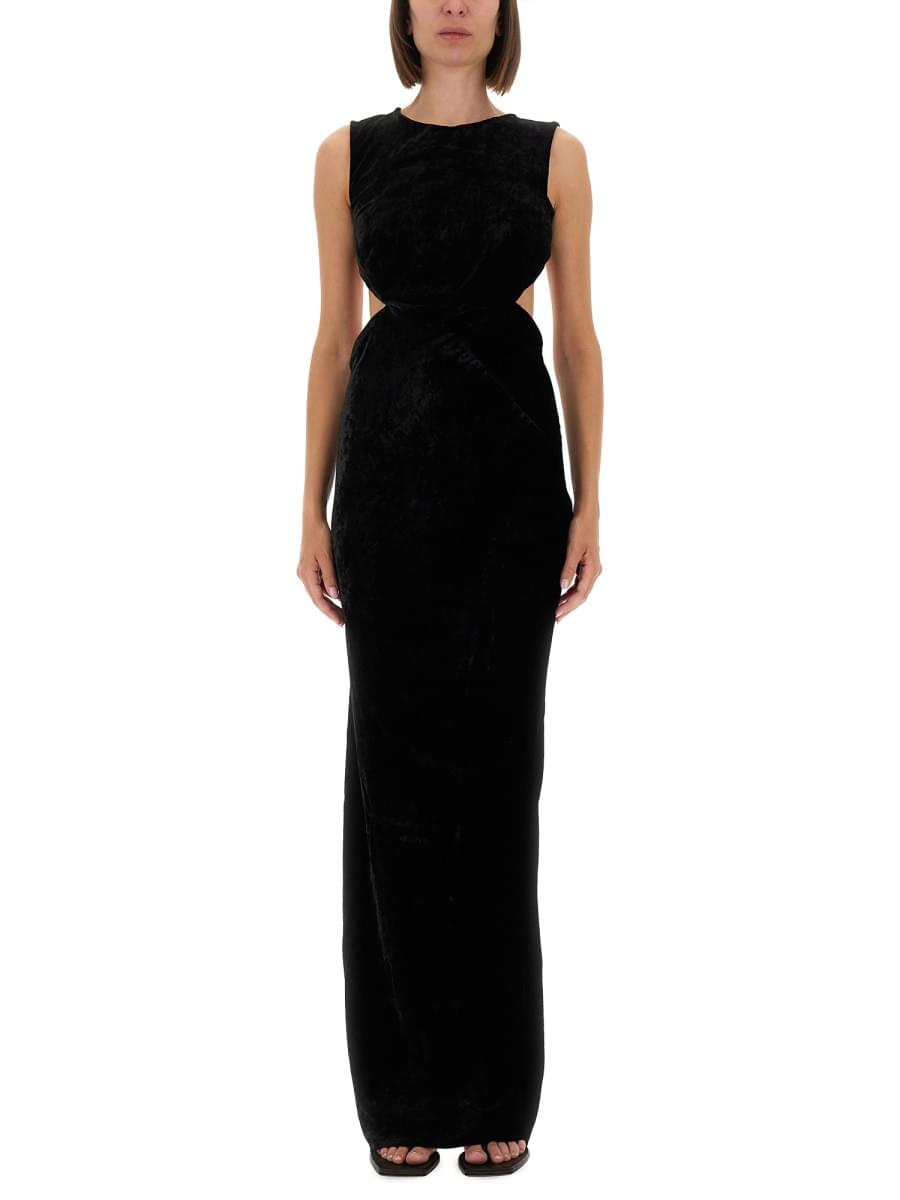 Rick Owens Women Dress With Open Back
