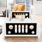 Classic Car Shaped Platform Bed With Wheels