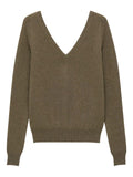 Saint Laurent Women V-Neck Cashmere Sweater