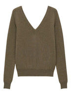 Saint Laurent Women V-Neck Cashmere Sweater