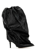 Alexander Mcqueen Women Black Leather Ankle Boots