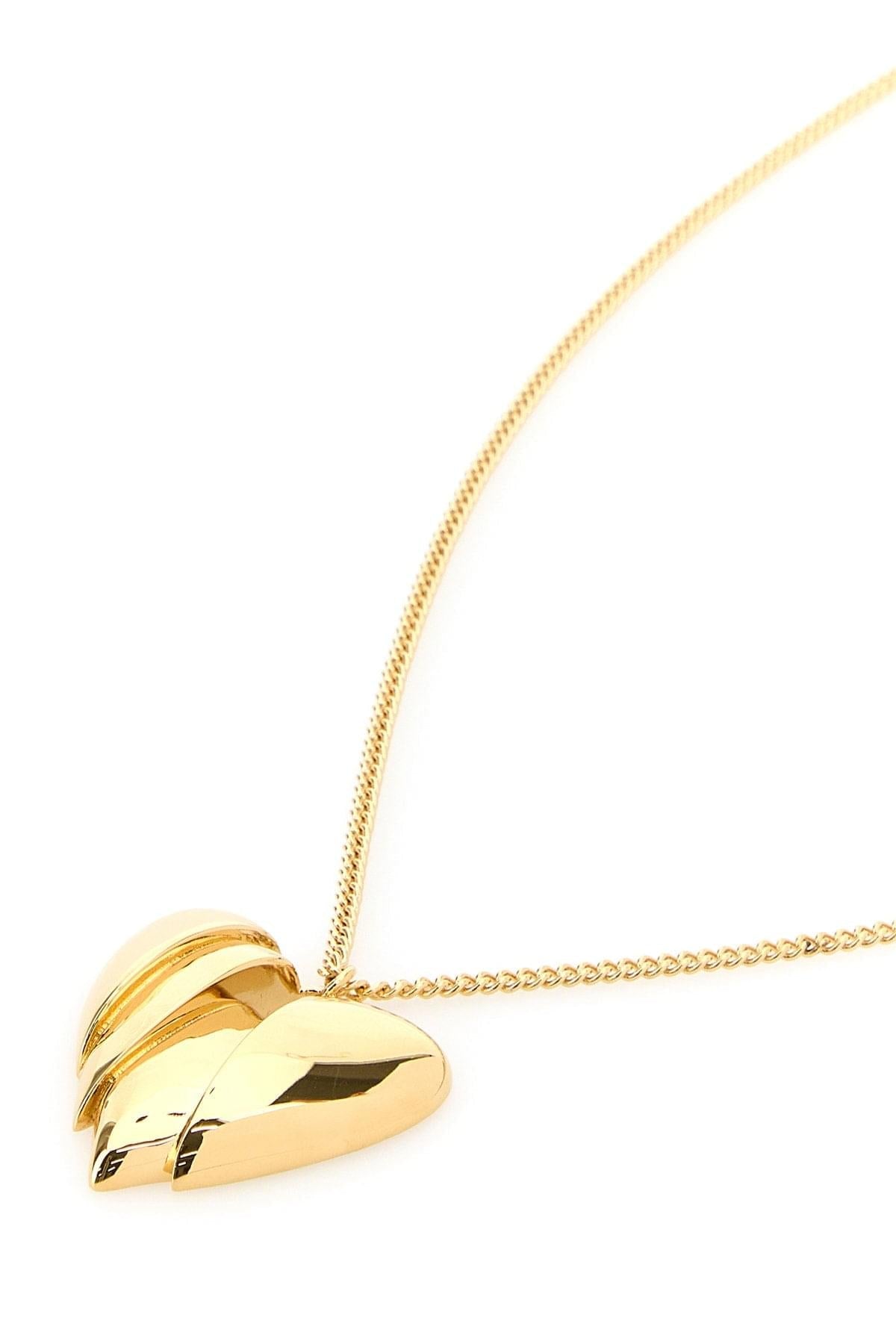 Amina Muaddi Women Heartbreaker Necklace Gold Base