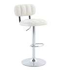 Adjustable Height Bar Stools With Footrest For Kitchen Island (Set of 2)