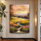 Misty River Wall Art