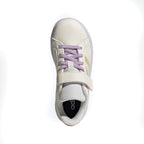 adidas Kids' Grand Court 2.0 Elastic Lace Sneakers