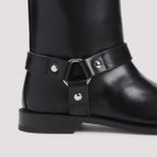 Loewe Campo Biker Shearling Boots Women