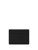 Saint Laurent Men Grain De Poudre Leather Cardholder