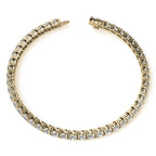 6.5 CTW Lab Grown Diamond (G/VS) Tennis Bracelet in Choice of 14k White or Yellow Gold - AGI Certified