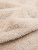 Men's Faux Fur Hooded Zip Up Jacket