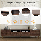 TV Stand With 2 Drawers, Media Console Table, Storage Cabinet With Cable Management