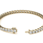 6.5 CTW Lab Grown Diamond (G/VS) Tennis Bracelet in Choice of 14k White or Yellow Gold - AGI Certified