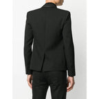 Saint Laurent Black Jackets - Blazers Men