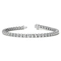 6.5 CTW Lab Grown Diamond (G/VS) Tennis Bracelet in Choice of 14k White or Yellow Gold - AGI Certified