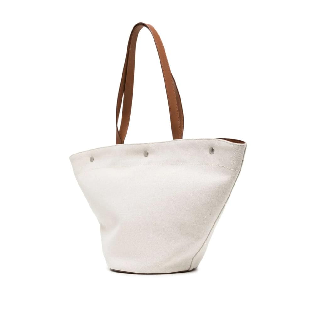 Saint Laurent Neutrals Tote Bags Women