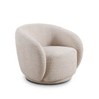 Swivel Accent Upholstered Barrel Chair