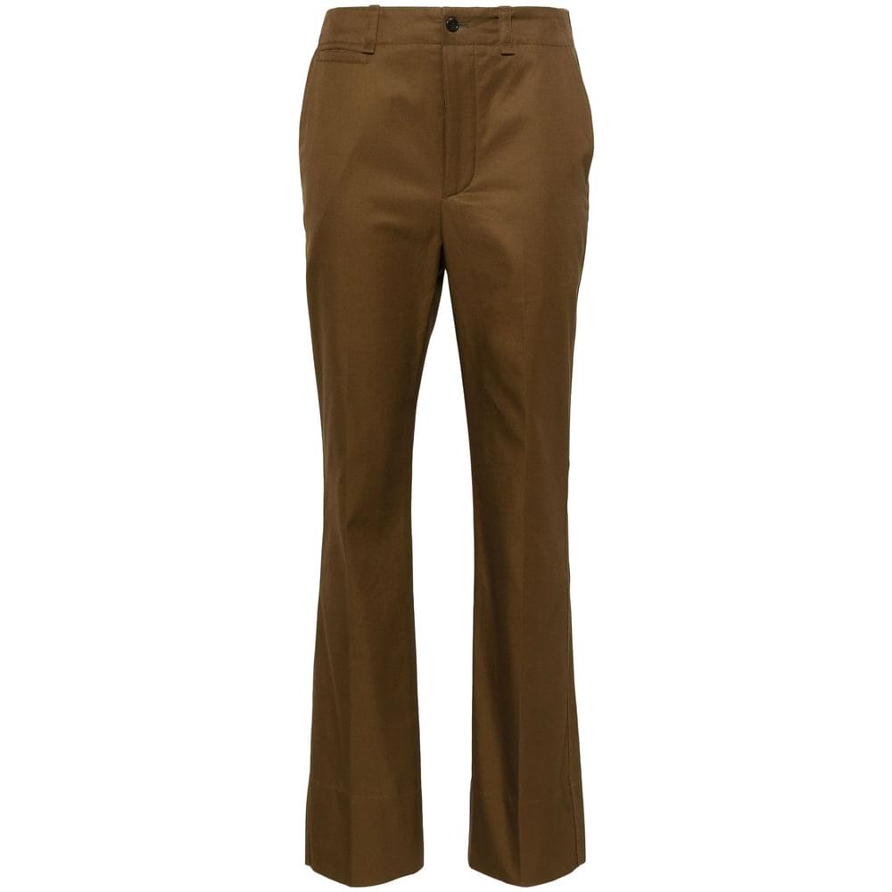 Saint Laurent Brown Trousers - Straight Trousers Women