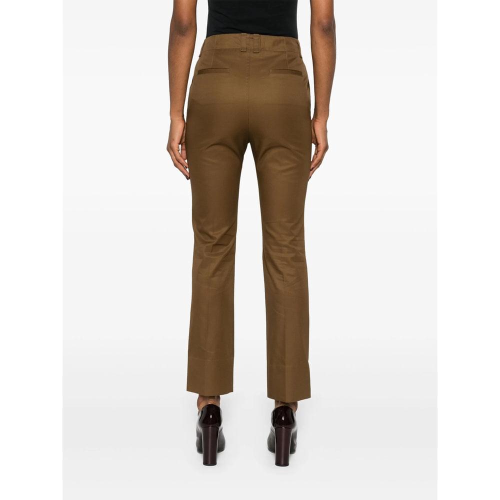 Saint Laurent Brown Trousers - Straight Trousers Women