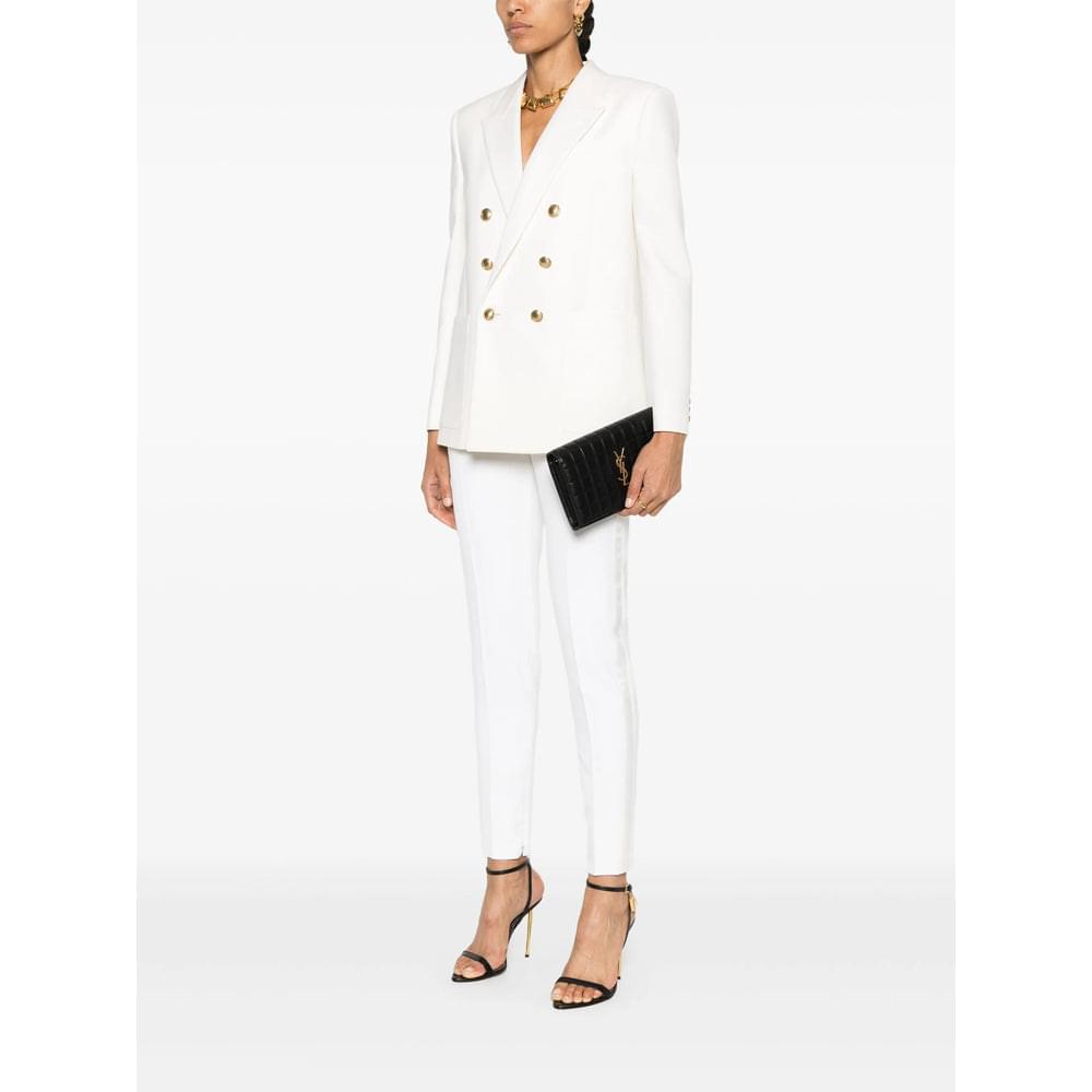 Saint Laurent Black Clutch Bags Women