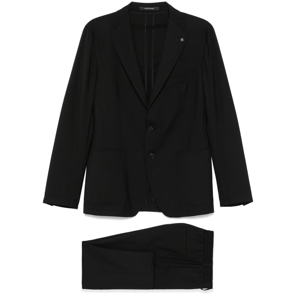 Tagliatore Black Suits - Single Breasted Suits Men