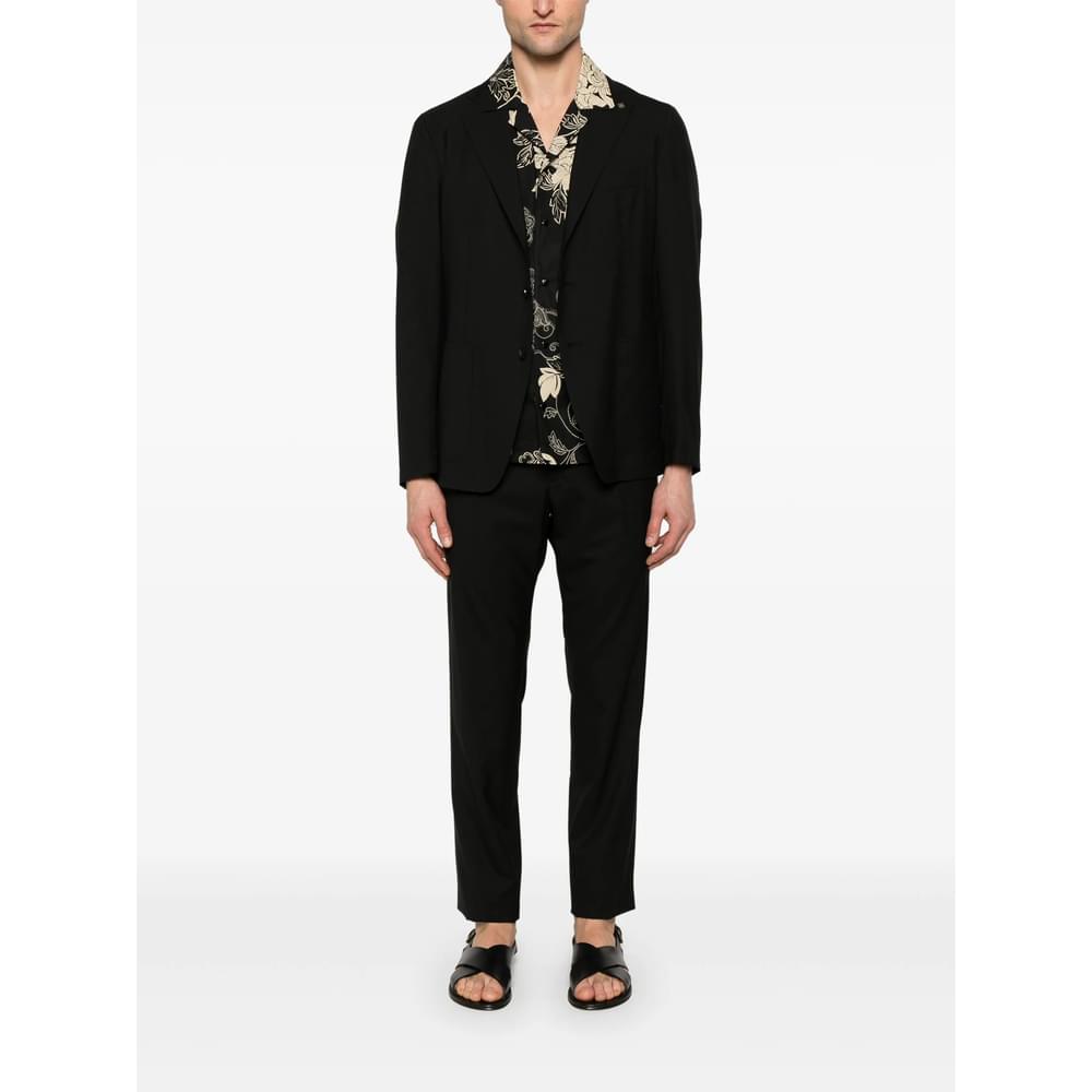 Tagliatore Black Suits - Single Breasted Suits Men