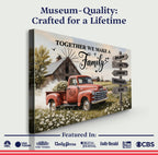 Personalized Family Farmhouse Old Truck Wall Art