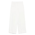Ann Demeulemeester White Trousers - Straight Trousers Women