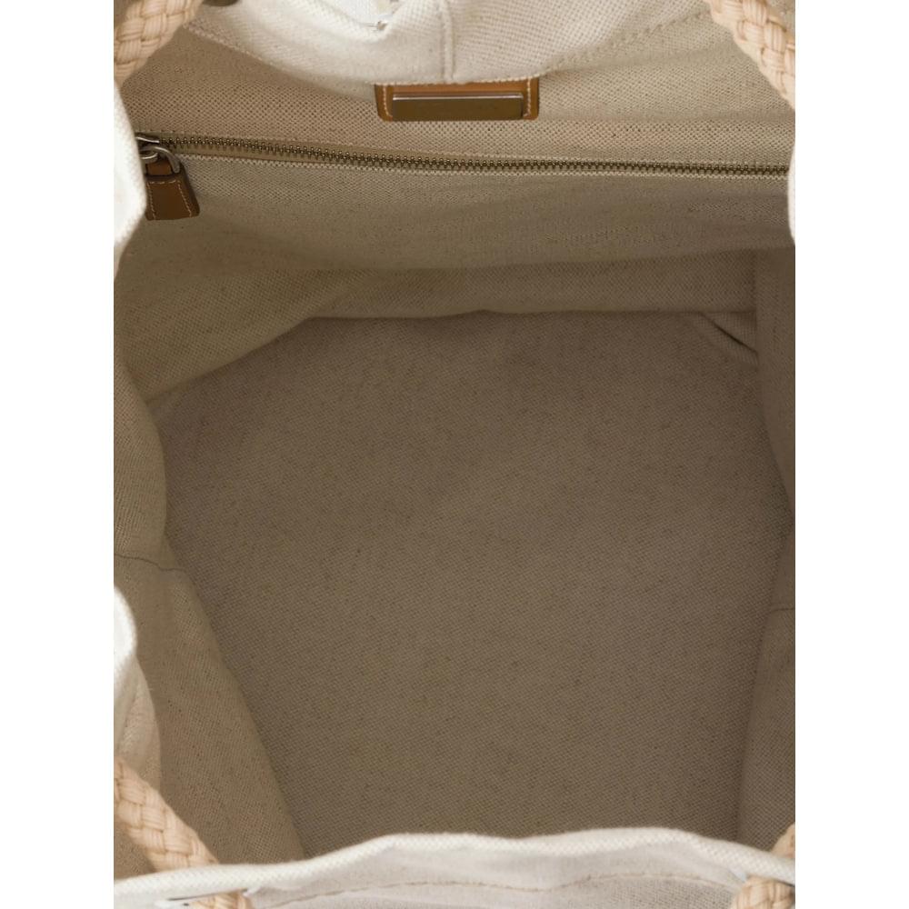 Prada Neutrals Backpacks Men