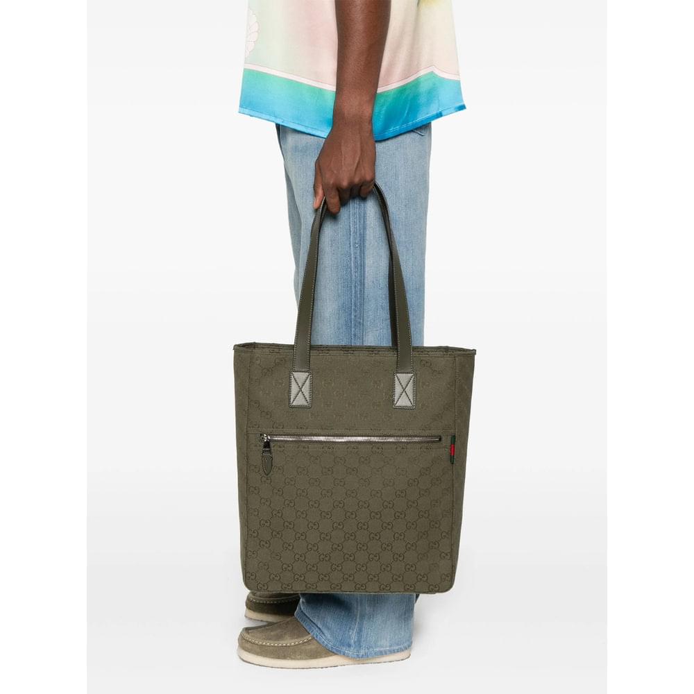 Gucci Green Tote Bags Men