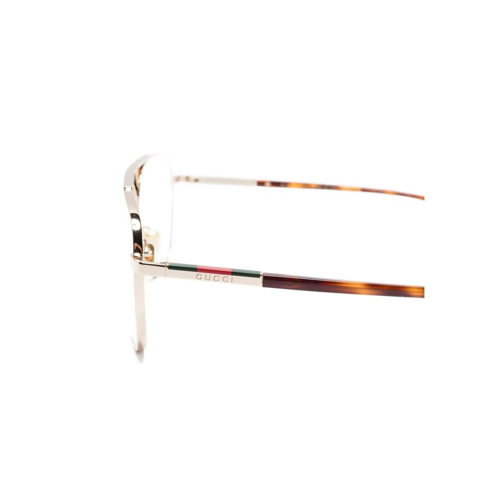 Gucci Gold Glasses & Frames Men