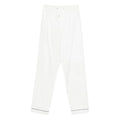 Prada White Trousers - Straight Trousers Women