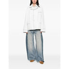 Prada White Jackets - Oversized Jackets Women