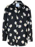 Moschino Black Silk Shirt Men