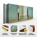 Confrontation Abstract Wall Art