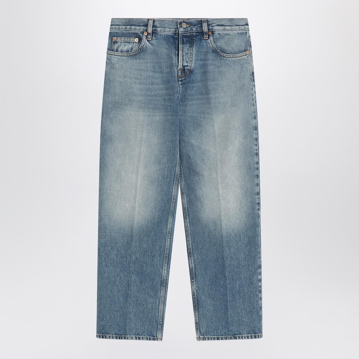 Gucci Straight Light Blue Jeans With Faded Effect Women