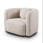 Japandi Style Accent Square Chair