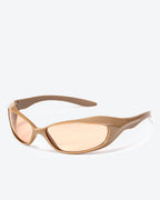 ZANE - Champagne Lenses, Brown Frame