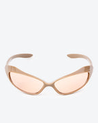 ZANE - Champagne Lenses, Brown Frame