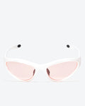STELLA - Pastel Pink Lenses, Ivory White Frame