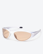 STELLA - Pastel Pink Lenses, Ivory White Frame