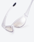 STELLA - Pastel Pink Lenses, Ivory White Frame