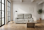 Atlas Fog 2-Piece Power Reclining Sofa Set
