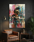 Vibrant Abstract Spartan Glass Wall Art