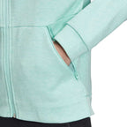 adidas Originals Big Girl's ID Stadium Hooded Track Jacket - Clear Mint