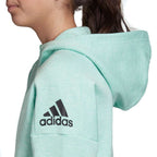 adidas Originals Big Girl's ID Stadium Hooded Track Jacket - Clear Mint
