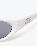 EDAT - Black Lenses, White Frame